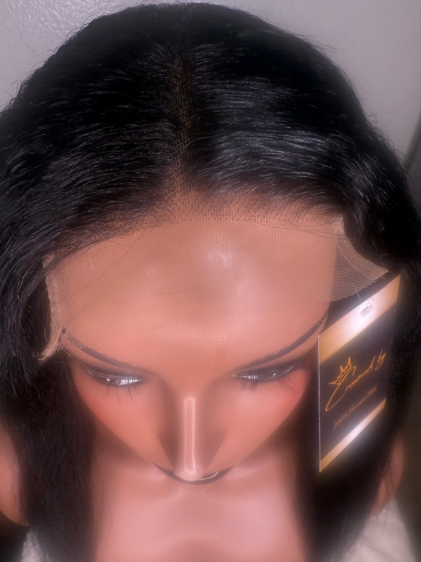 Yaki Straight Glue less wig