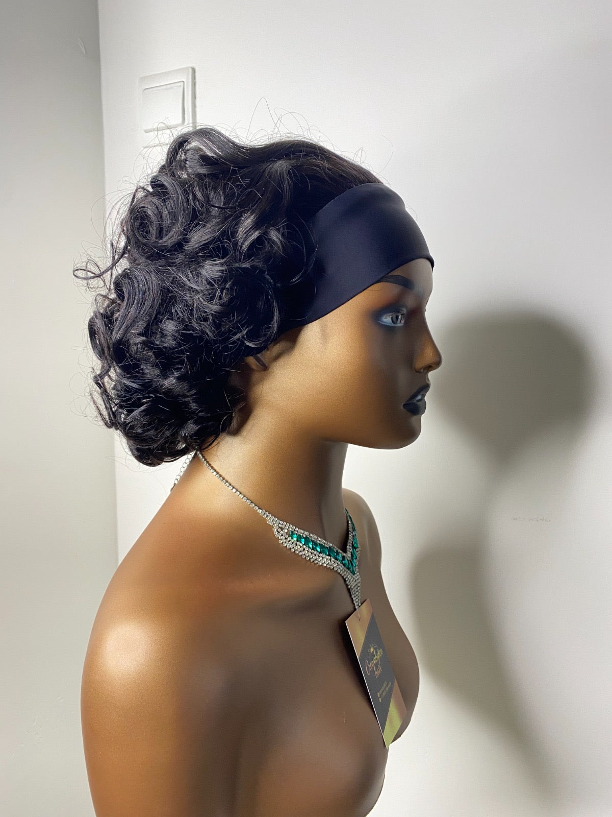 Curly Headband Glueless Wig